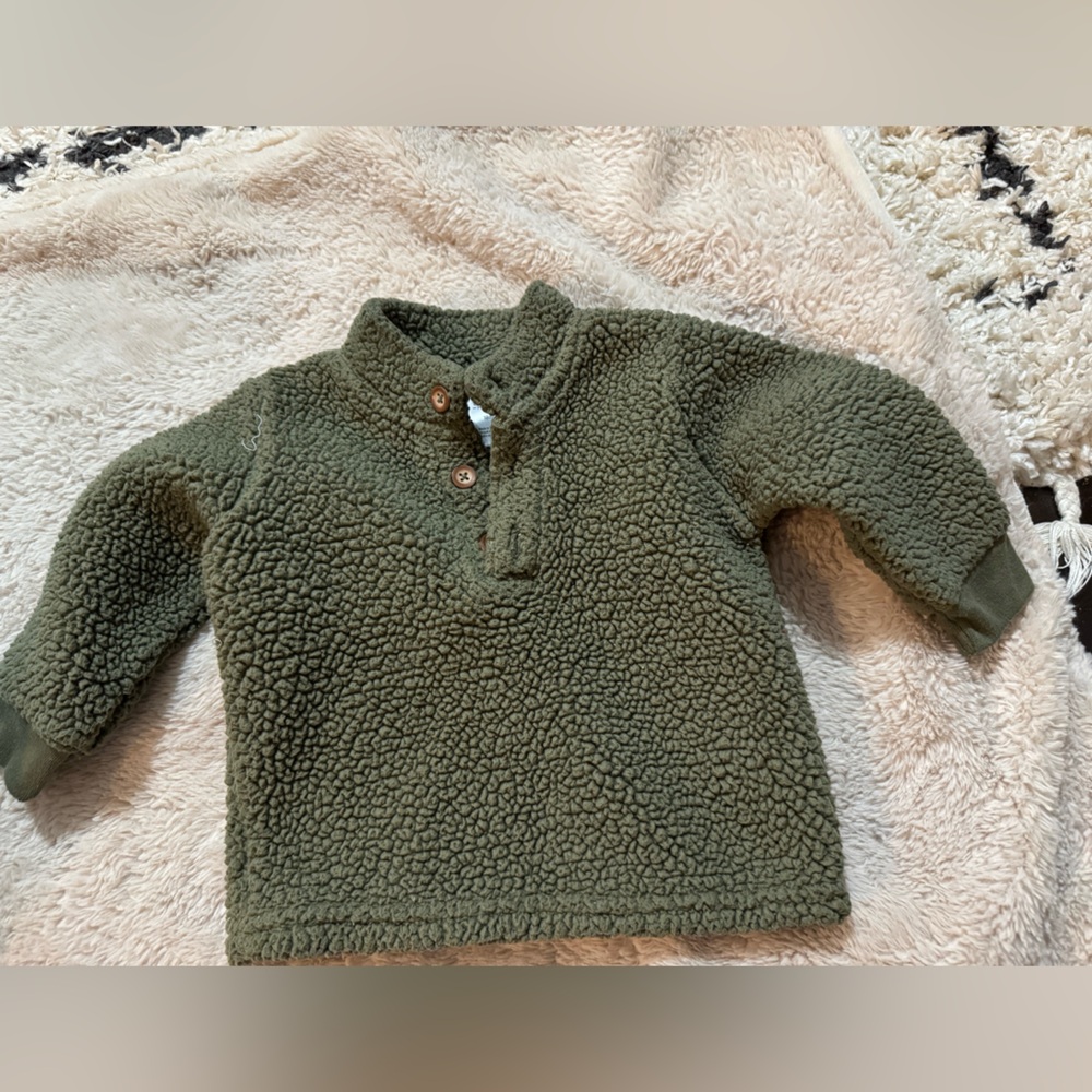 Carter's Olive Green Sherpa Jacket